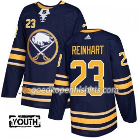 Buffalo Sabres Sam Reinhart 23 Adidas 2017-2018 Navy Blauw Authentic Shirt - Kinderen